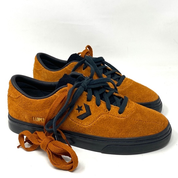 💖MEGA SALE💖Converse CONS Louie Lopez Pro Low Top Orange Suede Women's 170713C - Picture 2 of 11